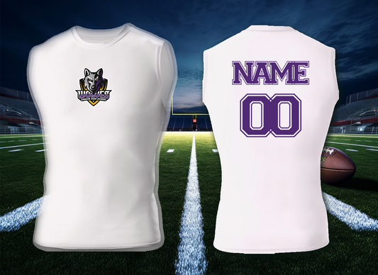 *CUSTOM Sequim High School FOOTBALL  - Tri-Blend Wicking Long Sleeve Hoodie (Copy)