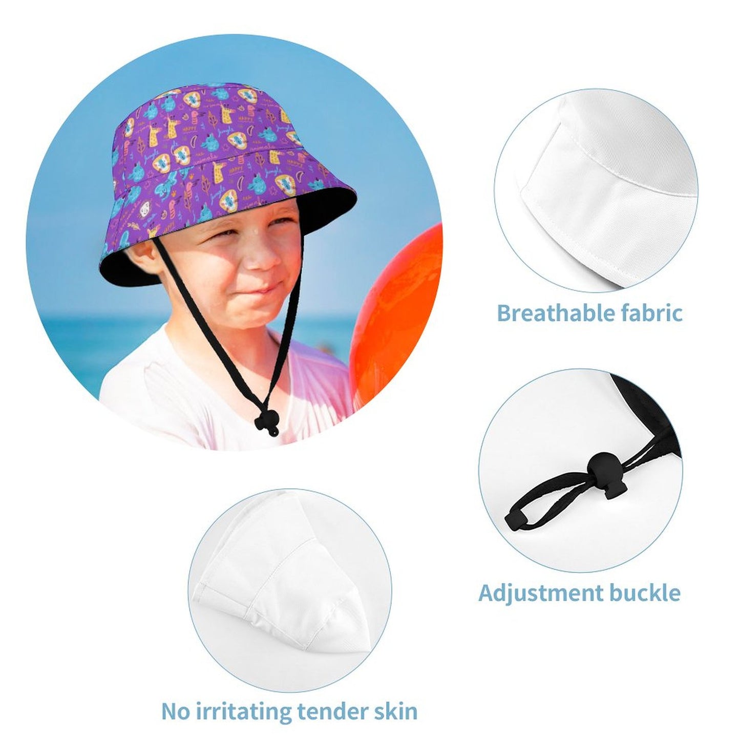 Cute Animals Kid's Bucket Hat