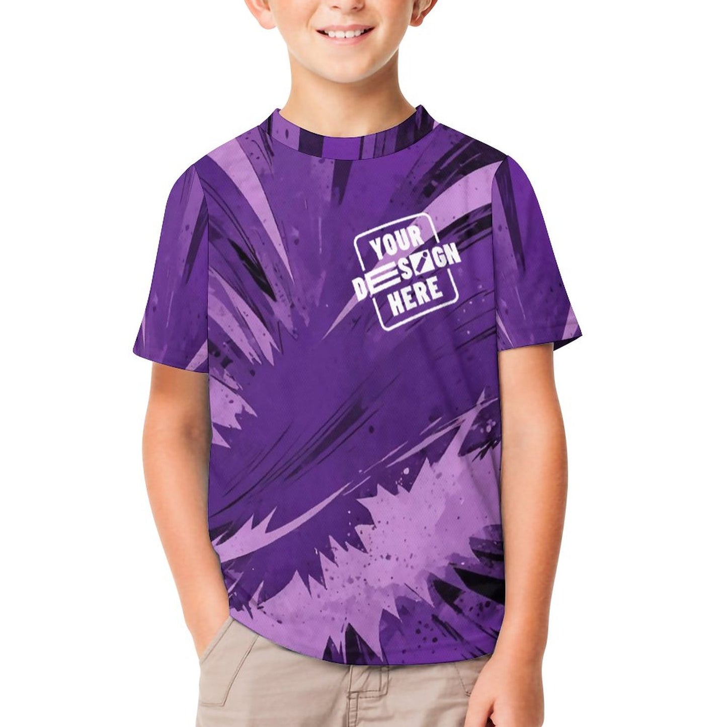 CATALOG  Short Sleeve Kid's PRINTED T-Shirt