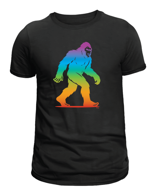 BIGFOOT / SASQUATCH RAINBOW FADE  T-SHIRT & MORE!