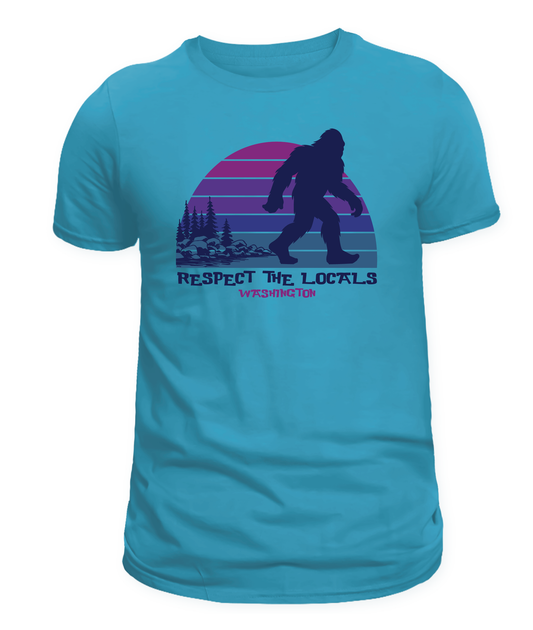 BIGFOOT / SASQUATCH RESPECT THE LOCALS TWILIGHT  T-SHIRT & MORE!