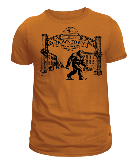 BIGFOOT / SASQUATCH ANACORTES  SKETCH T-SHIRT & MORE!