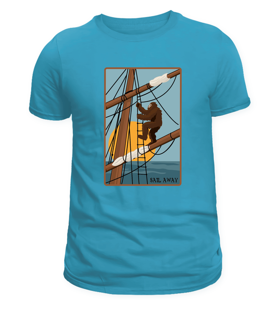 BIGFOOT / SASQUATCH SAILING RIGGING  T-SHIRT & MORE!