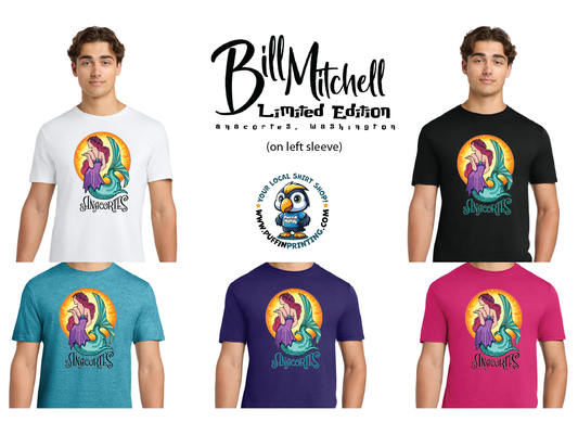 Bill Mitchell - Anacortes Mermaid, Limited Edition T-Shirt