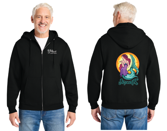 ZIP UP HOODIE- Bill Mitchell - Anacortes Mermaid, Limited Edition