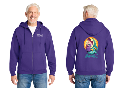 ZIP UP HOODIE- Bill Mitchell - Anacortes Mermaid, Limited Edition
