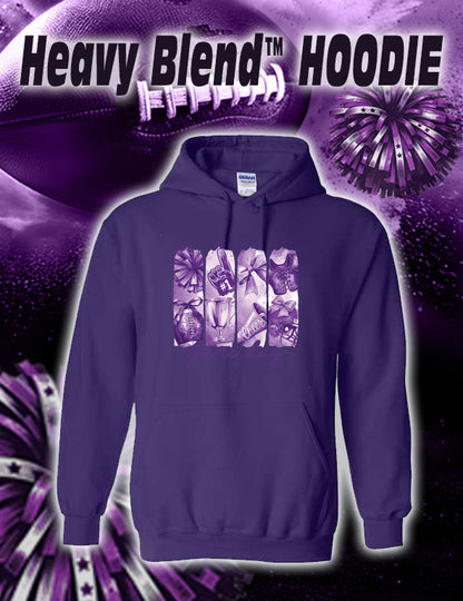*FOOTBALL GAME DAY  - 50/50 HOODIE