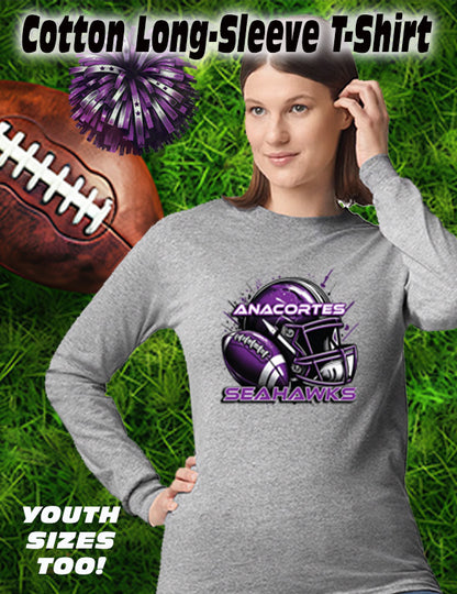 ANACORTES SEAHAWK FOOTBALL SPIRIT - LONG SLEEVE TEE