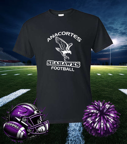 ANACORTES SEA*HAWKS YOUTH FOOTBALL  -  50/50 TEE SHIRT