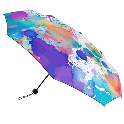 Manual Triple Folding Umbrella with Pattern Outside ZYS02-8K