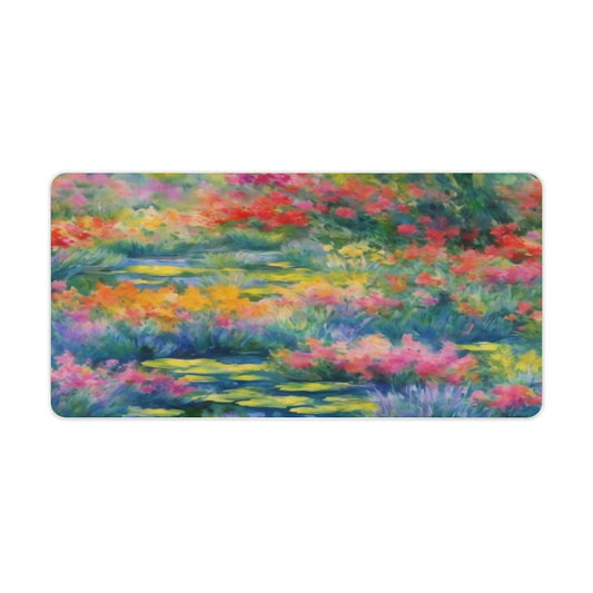 WILDFLOWER POND  Large Desk Pad