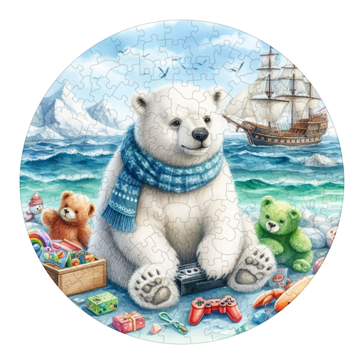 Games & Toys Polar Bear - Circle Puzzle