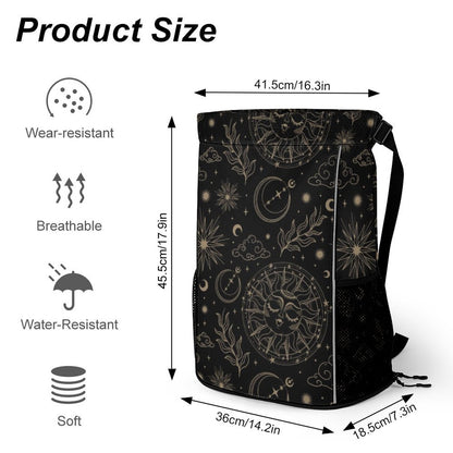 Waffle Cloth Drawstring Bag (One Site)