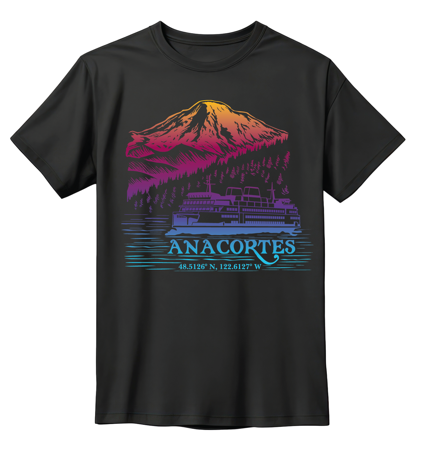 ANACORTES - SKETCHED SCENE  SHIRTS & MORE!