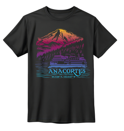 ANACORTES - SKETCHED SCENE  SHIRTS & MORE!
