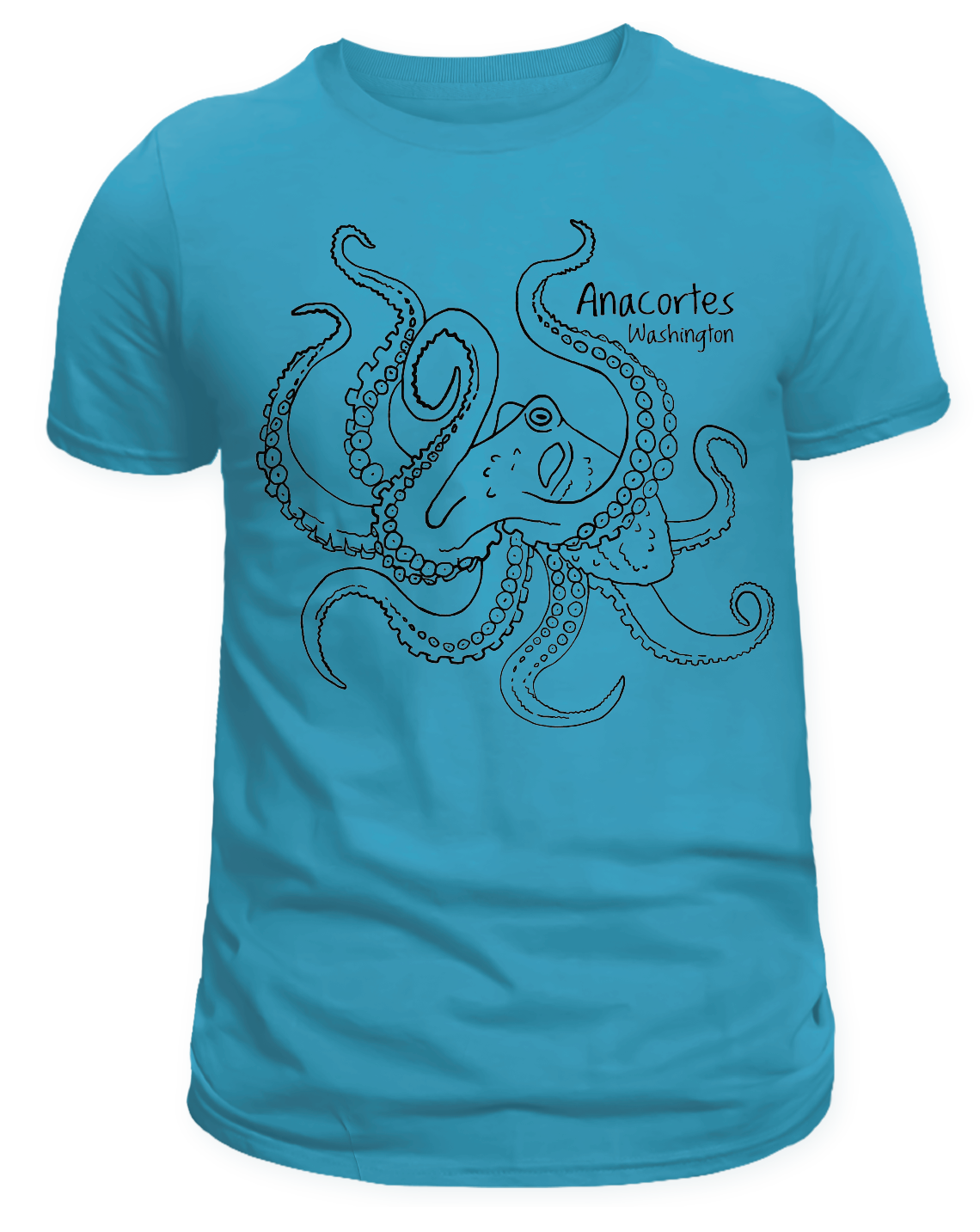 ANACORTES -  SKETCH OCTOPUS SHIRTS & MORE!