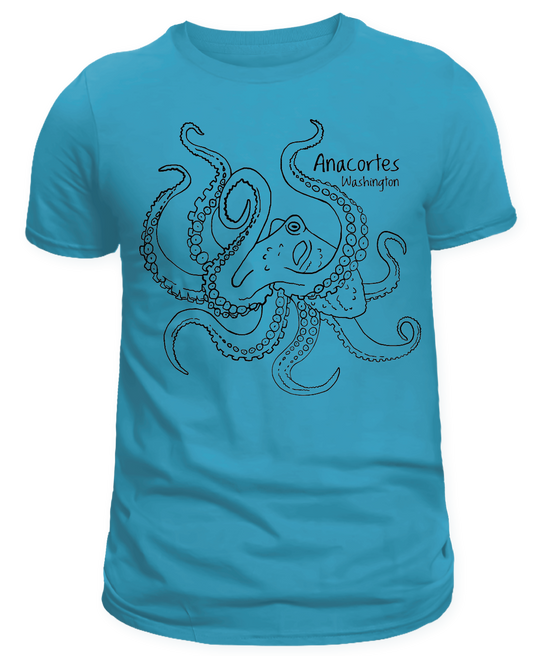 ANACORTES -  SKETCH OCTOPUS SHIRTS & MORE!