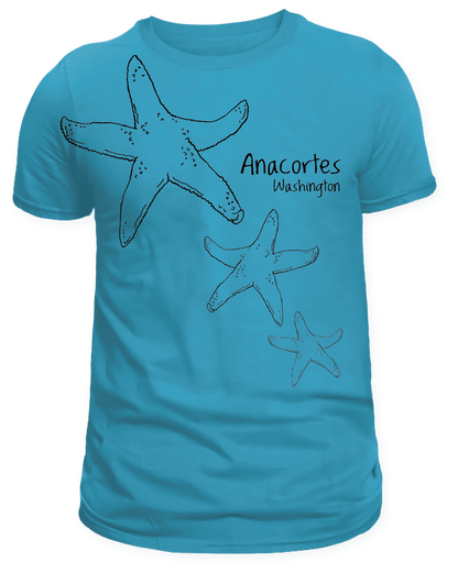 ANACORTES -  SKETCH STARFISH SHIRTS & MORE!