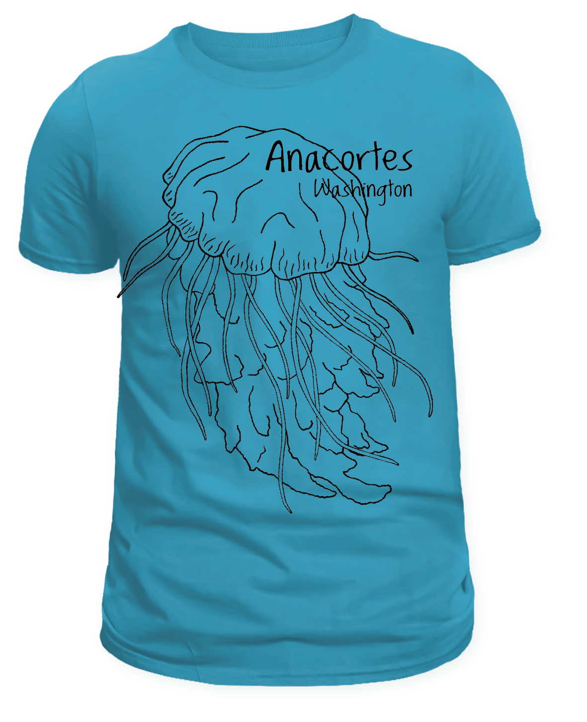 ANACORTES -  LARGE JELLYFISH  SHIRTS & MORE!