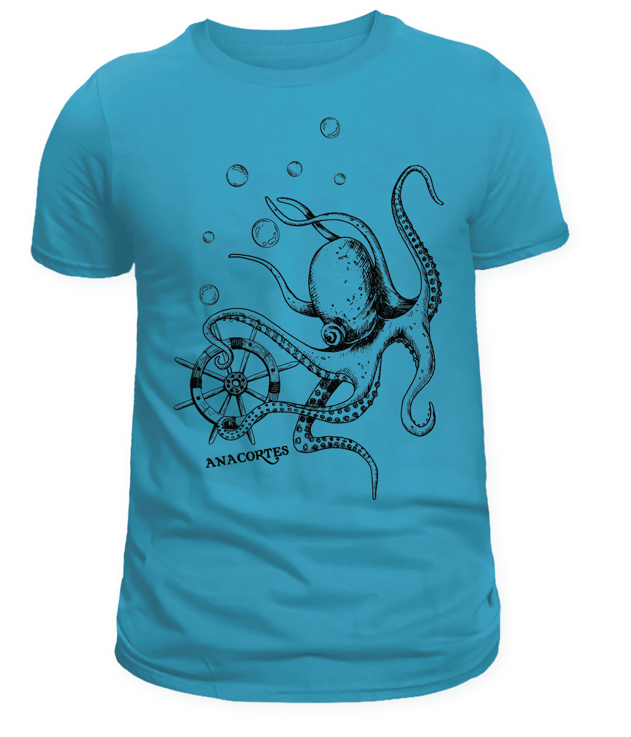 ANACORTES -  OCTOPUS SHIPWHEEL  SHIRTS & MORE!