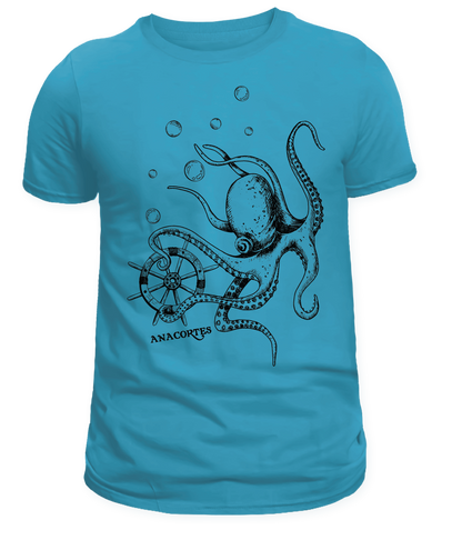 ANACORTES -  OCTOPUS SHIPWHEEL  SHIRTS & MORE!