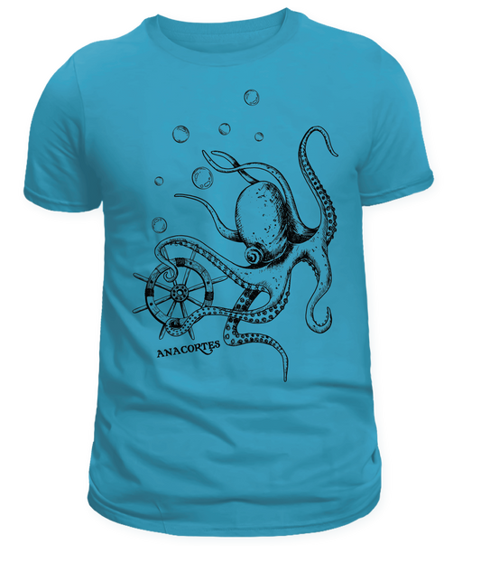 ANACORTES -  OCTOPUS SHIPWHEEL  SHIRTS & MORE!