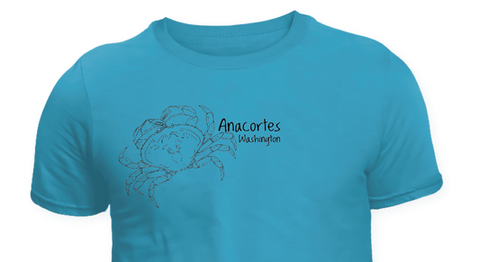 ANACORTES -  SKETCH CRAB SHIRTS & MORE!