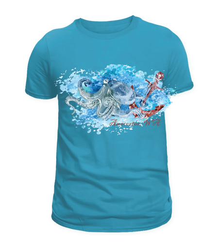ANACORTES - OCTOPUS ANCHOR SPLASH   SHIRTS & MORE!