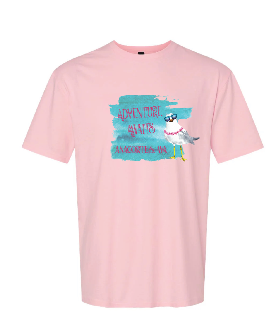 ANACORTES - ADVENTURE AWAITS SEAGULL SHIRTS & MORE!