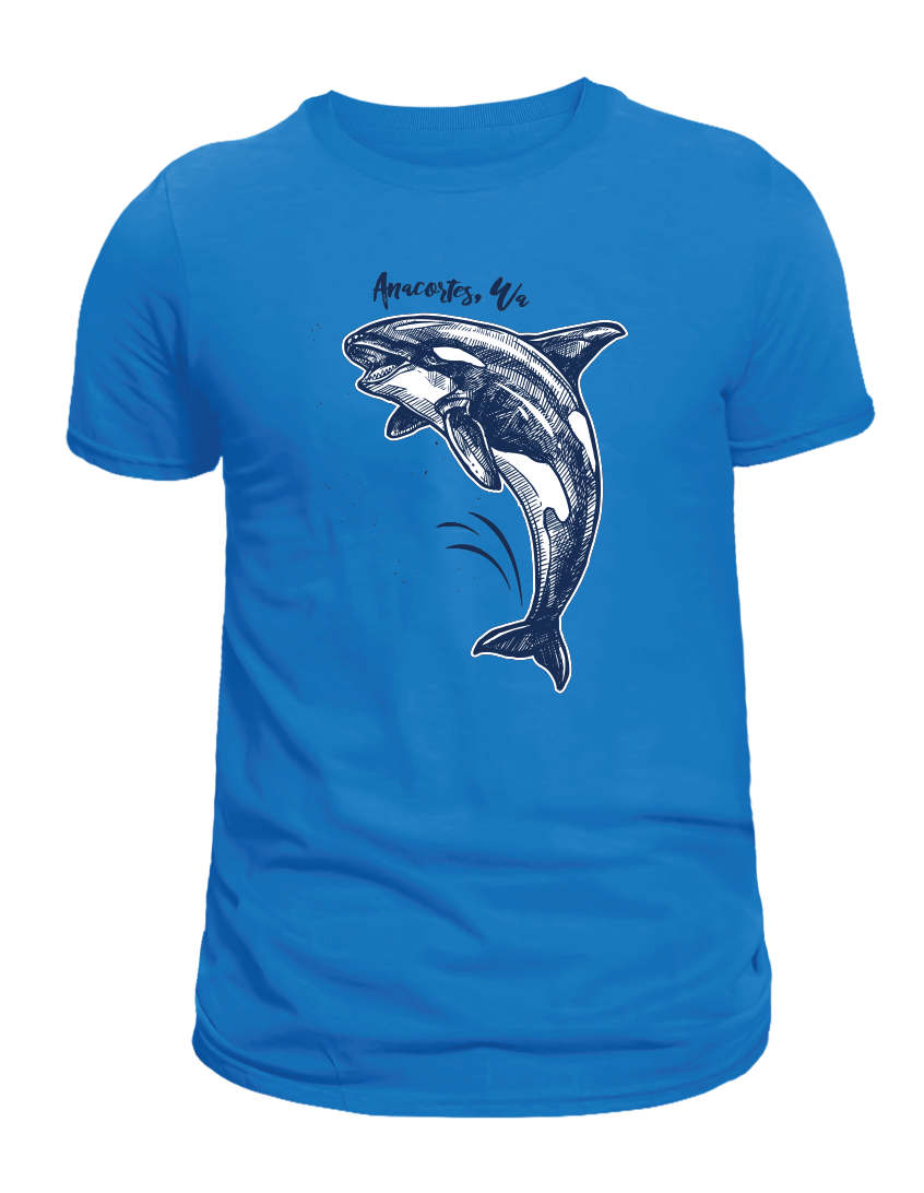 ANACORTES - SKETCH ORCA  SHIRTS & MORE!