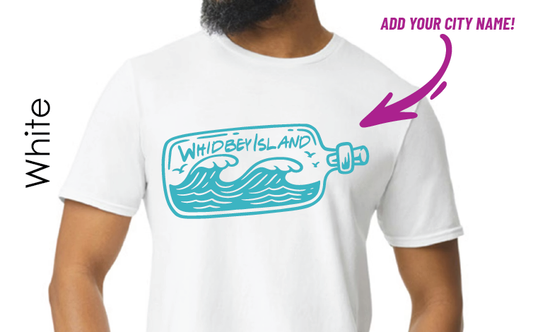 WHIDBEY SEA BOTTLE : SHIRTS AND HOODIES - WHOLESALE