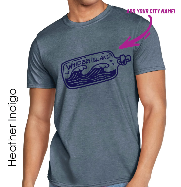 WHIDBEY SEA BOTTLE : SHIRTS AND HOODIES - WHOLESALE