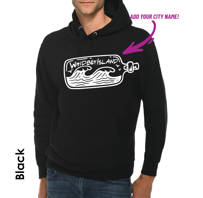 WHIDBEY SEA BOTTLE : SHIRTS AND HOODIES - WHOLESALE