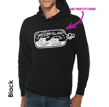 WHIDBEY SEA BOTTLE : SHIRTS AND HOODIES - WHOLESALE