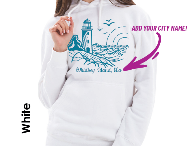 PNW LIGHTHOUSE: SHIRTS AND HOODIES - WHOLESALE