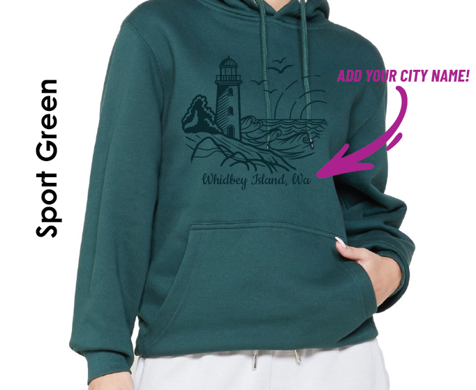 PNW LIGHTHOUSE: SHIRTS AND HOODIES - WHOLESALE