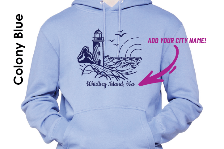 PNW LIGHTHOUSE: SHIRTS AND HOODIES - WHOLESALE