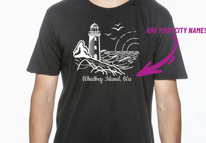 PNW LIGHTHOUSE: SHIRTS AND HOODIES - WHOLESALE