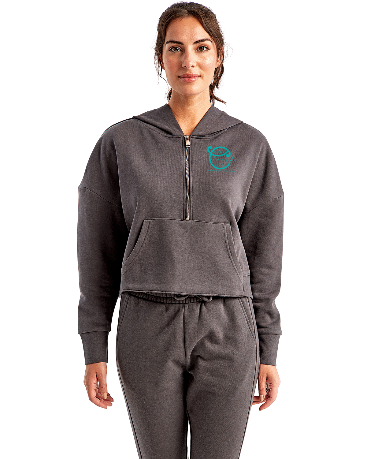 IO FITNESS Women's Alice Half-Zip Hoodie