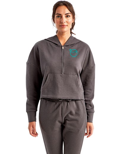 IO FITNESS Women's Alice Half-Zip Hoodie