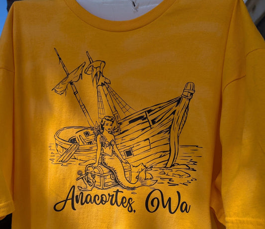 SHIPWRECK MERMAID ANACORTES  T-SHIRT & MORE!