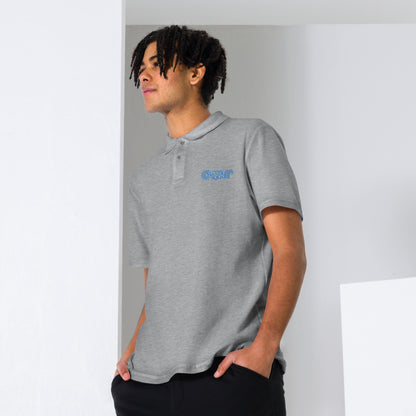 CHANDLER'S SQUARE EMBORDERED Unisex pique polo shirt
