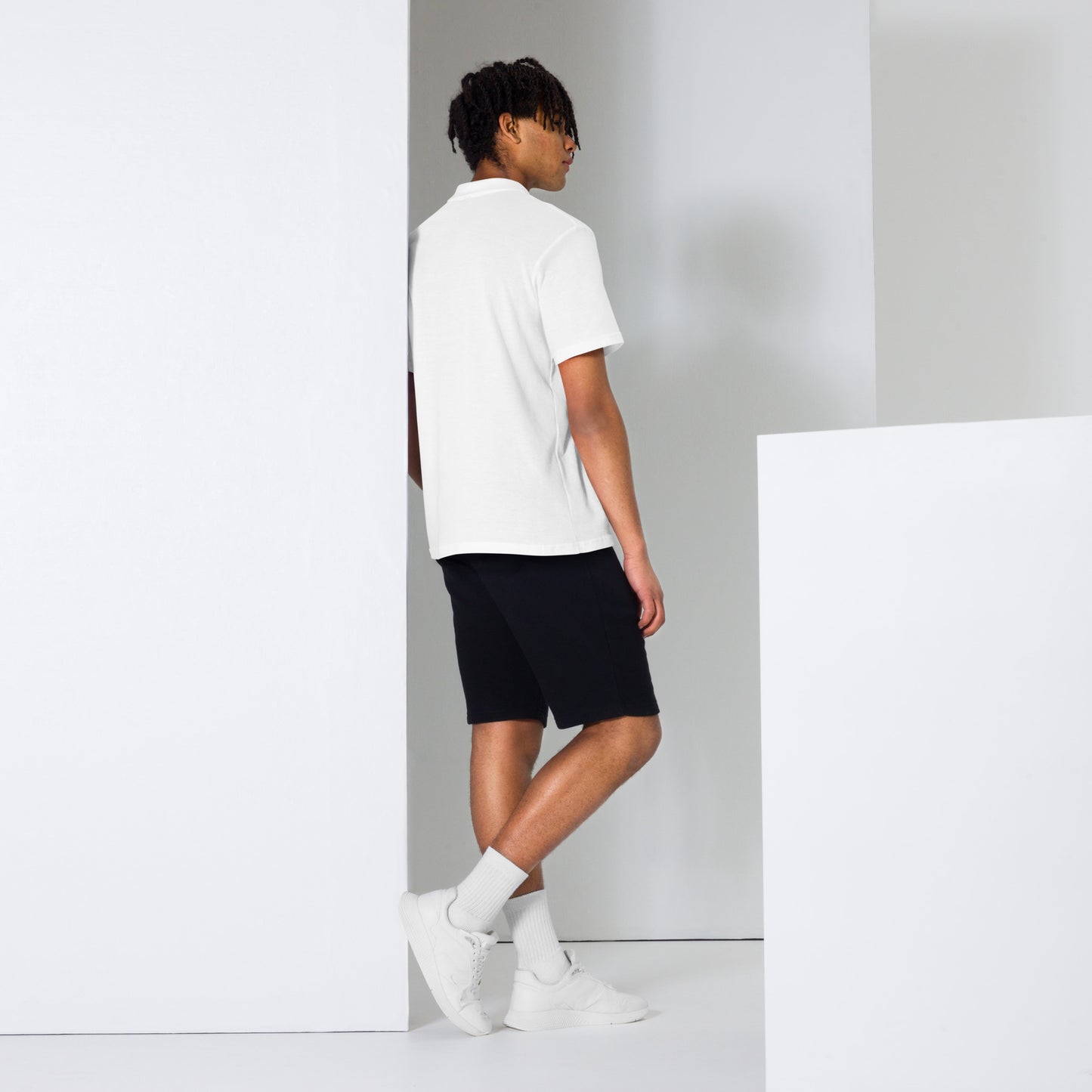CHANDLER'S SQUARE EMBORDERED Unisex pique polo shirt