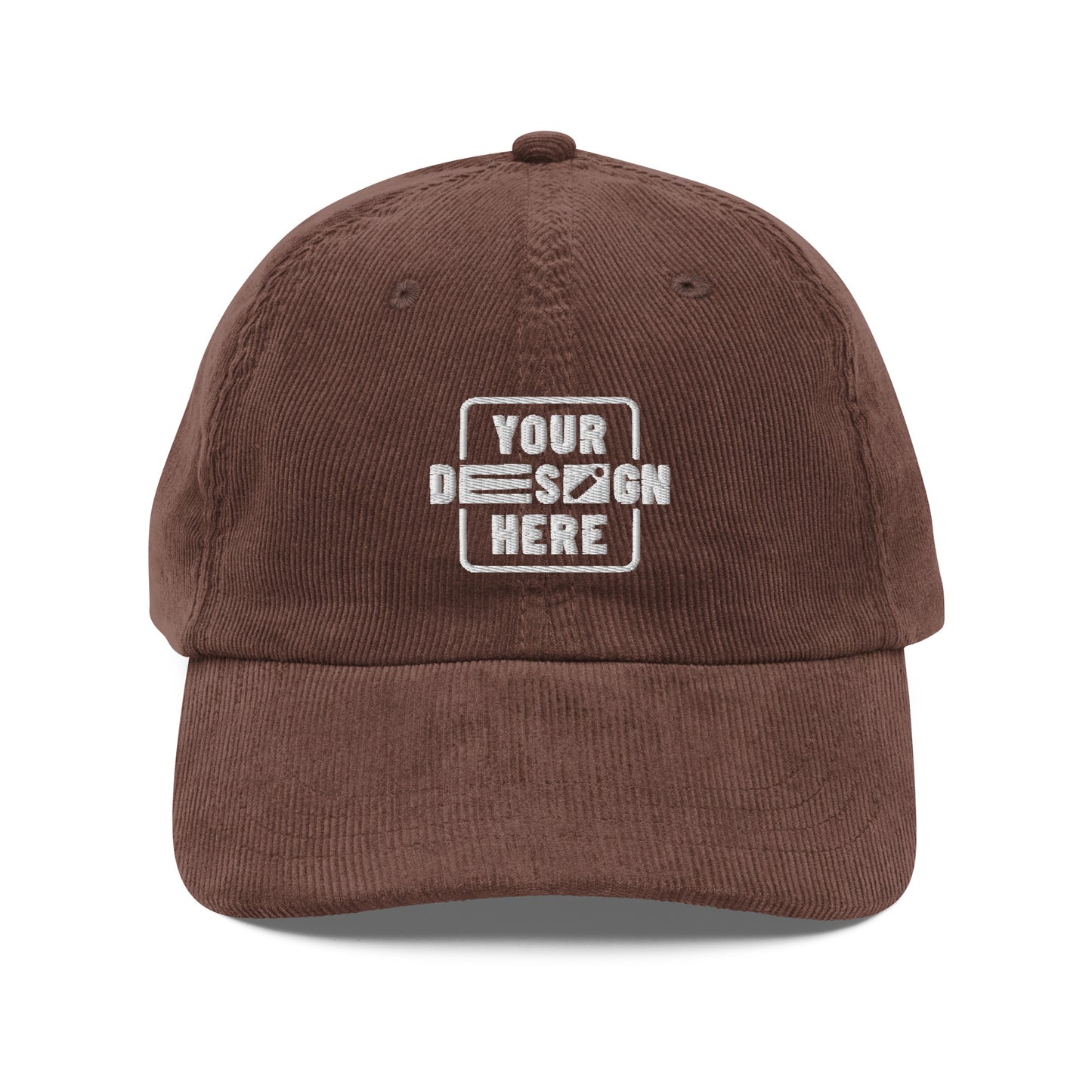 CATALOG EMBROIDERED Corduroy cap