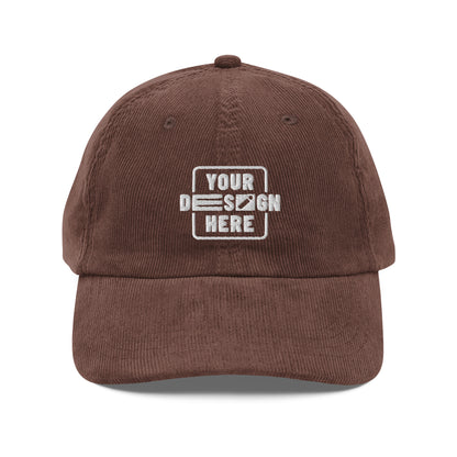 CATALOG EMBROIDERED Corduroy cap