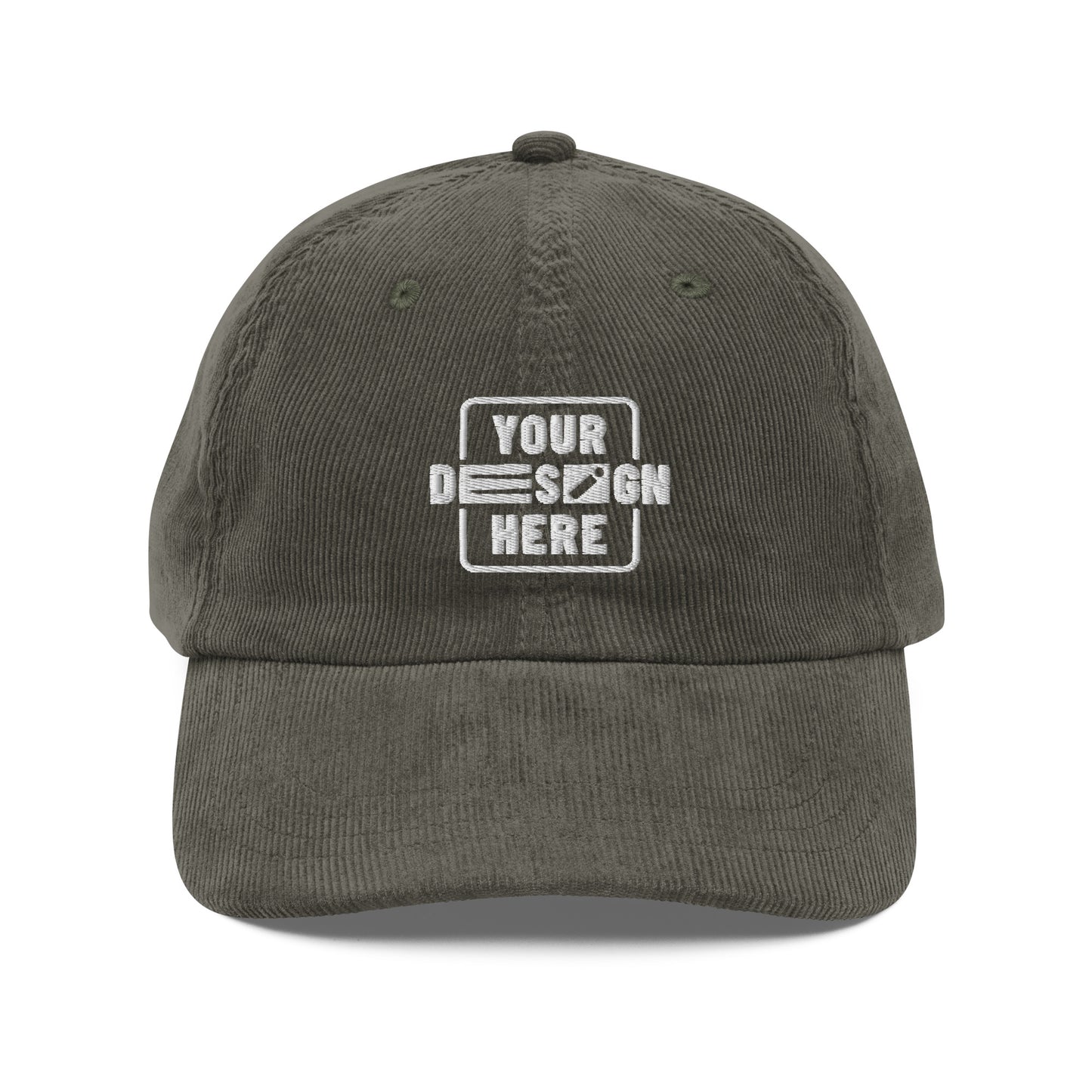 CATALOG EMBROIDERED Corduroy cap