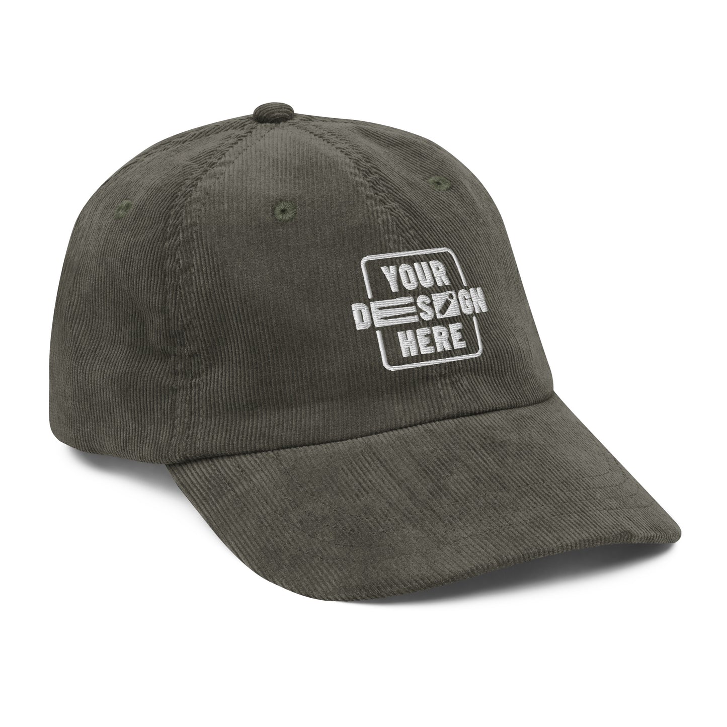 CATALOG EMBROIDERED Corduroy cap